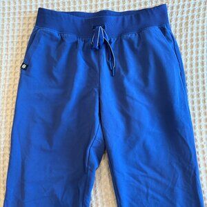JAANUU Women's Straight Leg Scrub Pants - Blue - XS TALL